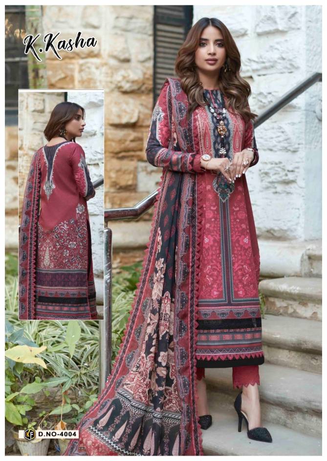 Keval k Kasha Vol 4 Karachi Cotton Dress Material Catalog